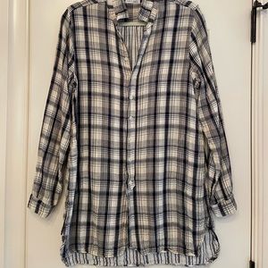 Plaid blouse